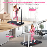 Walking Pad with Incline and Handle Bar, 2026 Upgrade Electric Small Walking Pads Treadmills with Handles, Compact Treadmills for Home Small Spaces, 3.5HP, 0.6-7.6MPH, 350LBS