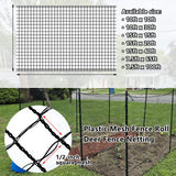 POYEE 10x30ft Bird Netting, 1/2-inch Square Mesh Garden Netting