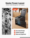 VEVOR 8-Device Lock Charging Station for Tablet & Laptop, Fully Assembled