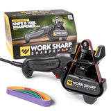 Work Sharp MK2 Electric Knife Sharpener & Replacement Belts – Adjustable 2-Speed Knife Sharpening System for Kitchen Knives, Pocket Knives, Scissors, Axes & Garden Tools