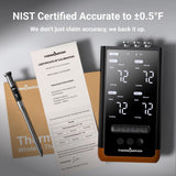 ThermoMaven Wireless Bluetooth Smart Meat Thermometer: Standalone Base, WiFi Thermometer with Sub-1G, 6 Sensors NIST Certified Accuracy