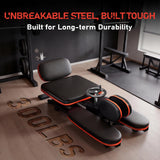 Rigel Leg Stretcher, 220LBS Leg Stretch Machine, Heavy Duty Steel Frame Equipment Splits Machine, Leg Stretching Training Machine for Home Gym Split Machine Training Fitness