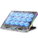 AICHESON Laptop Fan Cooling Pad 15 Fans for Up to 18 inch Gaming Laptops