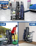 Mythinglogic Golf Storage Garage Organizer, Golf Bag Storage Stan Mythinglogic