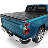 OEDRO Hard Quad-Fold Tonneau Cover Fit for 2020-2026 Silverado 2500 3500 HD