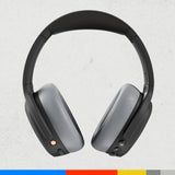 Over-Ear Active Noise Cancelling Wireless Bluetooth Headphones with Sensory Bass – Black/Asphalt Skullcandy