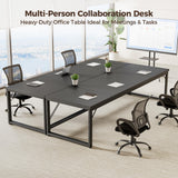 63 Inch Large Computer Desk, 1" Thick Heavy Duty Industrial Office Desk