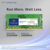 PC4-2400T) PC4-19200 SODIMM Laptop RAM – 260-Pin 1.2V CL17 Non-ECC Unbuffered Memory Module for Laptop, Notebook