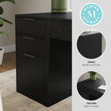 Martha Stewart Kayden Home Office Modular File Cabinet with 3 Drawers