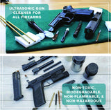 Ultrasonic Gun Cleaner - Makes 8 Gallons - Tillbrook Concentrated Ultrasonic Gun Cleaner - 128 oz Cleaning Solution for Guns, Pistols, & Gun Parts - Safe for Most Gun Finishes - Removes Oil & Grease
