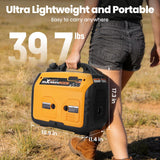 maXpeedingrods 2500W Dual Fuel Inverter Generator Small for Home Outdoor