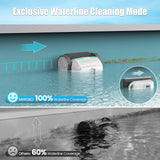 AIRROBO Pool Vacuum for Inground Pools, Smart Navigation Pool Cleaner Robot, Wall Climbing Pool Cleaner (White)