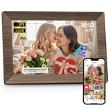 Frameo 10.1" Digital Picture Frame, Smart WiFi Digital Photo Frame with 1280x800 HD IPS Touch Screen 32GB Memory Auto-Rotate Wall Mounted, Share Photos/Videos from Phone Anywhere
