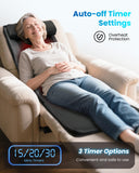 COMFIER HSA Eligible Shiatsu Full Body Massage Mat with Heat, FSA Back Massage Pad for Pain Relief Deep Tissue Kneading & Vibration Heating Chair Massager for Recliner, Sofa, Bed, Gifts for Men Women