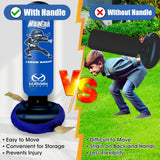 Marwan Sports Ninja Kids Punching Bag — Inflatable Sensory Toy & Birthday Gift for Boys & Girls Ages 4-12, 63" Freestanding 5-in-1 Kit, Indoor Apartment-Quiet Sensory-Friendly Active Play
