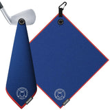 Ghost Golf Magnetic Towel (Greenside) - Premium Ultra-Absorbent Microfiber Golf Towel- 18" x 18" (Blue)