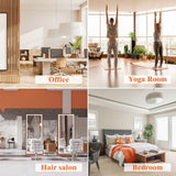 Reception Chairs Modern Entryway Bench - 7-Seat Waiting Room Chair with Thickened Cushion | Orange Kinpaw