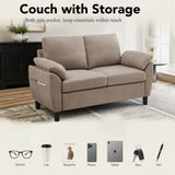 Jarenie 57" Loveseat Sofa Couches for Living Room 2 Seater Small Love Seat