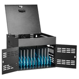 VEVOR 12-Device Charging Cabinet for Tablet & Laptop, Lock Charging Station