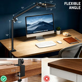 NiceVeedi 14" Soft Streaming Light, Dimmable Desk Ring Light with Clamp, 2700K-6500K/CRI97+/Flexible Arm/Modular Design/Remote, Key Light for Podcast/Home Office/YouTube/TikTok/Makeup/Video Calls