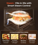 FOTILE HYZK32-E3-B ChefCubii 1.1 cu. ft. 4-in-1 Combi-Steam Oven with Steam-Bake, Air Fry, Convection, Dehydrator Functions, and 50 Preset Menus, Black