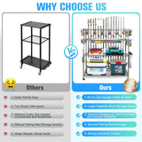 Premium Fishing Rod Holders for Fishing Gear and Equipment with Hooks and Wheels PeBro