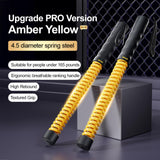 IPO 2026 Upgrade Weighted Ropeless Battle Ropes, Heavy Duty Portable Cordless Battle Ropes for Home Gym, home fitness workout Rope for Strength Building suitable Men & Women (Yellow, Yellow Pro)