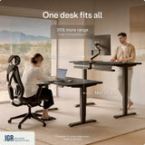 Desktronic HomePro Standing Desk 60x30 — Made in Europe, Ergonomic Sit Stand Home Office Desk