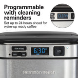 Hamilton Beach 12 Cup Programmable Coffee Maker, FrontFill Drip Coffee Maker