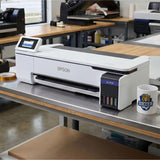 Epson Surecolor F570 Bundle 24" Desktop Sublimation Printer, Includes One Full Ink Set, User Guide, & Free Remote Install SCF570 (Printer & Inks)