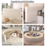 Modern Folding Room Divider - Paper Wall Partit for Home & Business, Art Sns for Room Separat anPrivacy Soluts.