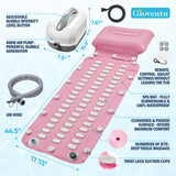 Bathtub Spa Mat, Portable Spa Bubble Bath Massager with 6 Adjustable Settings, Upgraded Non-Slip Design and Remote Control, Hot Tub Jet Mat for Bathtub at Home, Full-Body Support