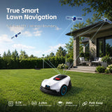 Proudeer DW1500 Wireless Robotic Lawn Mower, GPS RTK & AI Vision Navigation,up to 0.35 Acre Robot Mower with 3D Obstacle Avoidance, Auto Height, IPX6 Waterproof for Smart Home Yard Care