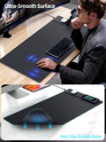 Mouse Pad with Magnetic Wireless Charger & Adjustable Phone Stand