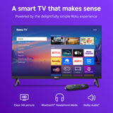 Roku Smart TV – 24-Inch Select Series, 720p HD TV – Roku TV with Voice Remote – Flat Screen LED Television with Wi-Fi for Streaming Live Local News, Sports, Family Entertainment