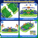 Fortand Soccer Board Game for Kids, Mini Foosball Table Game for Boys & Girls Ages 3 4 5 6 7 8-12, Finger Football Pinball Interactive Table Games Indoor Sports Soccer Toy Birthday Gifts for Kids 5-8