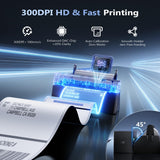 Phomemo 300DPI 4" Touchscreen Wi-Fi 4x6 Thermal Shipping Label Printer