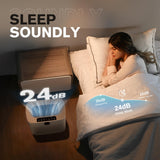 Air Purifiers for Home Large Room up to 1076 Sq Ft with PM 2.5 Display Air Quality Sensor for Pet Hair, Double-sided Air Inlet, 24db MORENTO