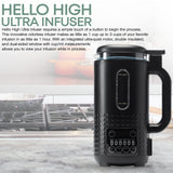 Hello High - Ultra Infuser - All in One Decarboxylator, Butter Maker and Oil Infuser Machine, Best for Herbal Infusions, Gummy Maker Machine, Easily Infuse 1-3 Cups, Available with Butter Mold Hello High