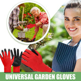 120 Pairs Gardening Gloves Bulk for Men Women Breathable Rubber Coated Gloves for Garden Yard(Red, Black)