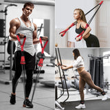 Heavy Resistance Bands for Working Out, 300lbs/360lb/420lb Exercise Bands Workout Bands with Handles, Door Anchor, Ankle Straps