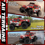 Highmall 1:32 High Speed 20 KM/H Monster Remote rc Car with LED Light Rechargeable Battery, Remote Drifting rc Car Rotate 360° - Boys Toys Suitable for Birthday Mother's Day