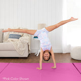 Best Choice Products 10ftx4ftx2in Folding Gym Mat 4-Panel Exercise Gymnastics Tumbling Workout Fitness Floor Mats w/Carrying Handles – Black Best Choice Products