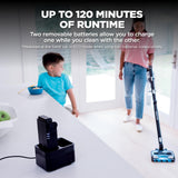 Shark Vertex Pro Cordless Stick Vaccum | Lightweight 2-in-1 Vacuum with Removeable Handheld, DuoClean Powerfins, HEPA, IQ Display & Self Cleaning Brushroll | 120-Min Runtime | Black/Silver | IZ682H
