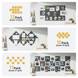 Large Cork Board for Walls 20 Pack Bulletin Board with 100 Adhesive Tabs