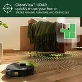 iRobot Roomba 104 2in1 Vacuum & Mop Robot - Self-Empties for 75 Days, Intense Power-Lifting Suction, Vacuums All Floors, Ideal for Pet Hair, LiDAR Smart Navigation Mapping, Mops Hard Floors