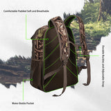 OUUTMEE Hunting Backpack, Camo Outdoor Hunting Pack for Bow or Rifle with Holder for Hunting, Camping, Hiking OUUTMEE