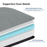Nordjager Chair Cushions for Dining Chair Seat Set of 4, Memory Foam Chair Pads Help You Relief