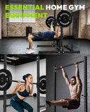 HANDBODE Power Cage with Pull Up Bar, Multi-Functional Squat Rack for Home Gym, Heavy Capacity Adjustable Power Rack Fit 6 FT, 7 FT Barbell, Weightlifting, Strength Training, Bench Press, Fitness