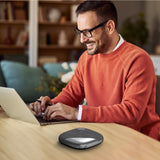 Conference Speaker with Microphone, Wireless Bluetooth Speaker w/8 Mics, 20ft Voice Pickup, 8H Call Time, AI Noise Cancelling HORION